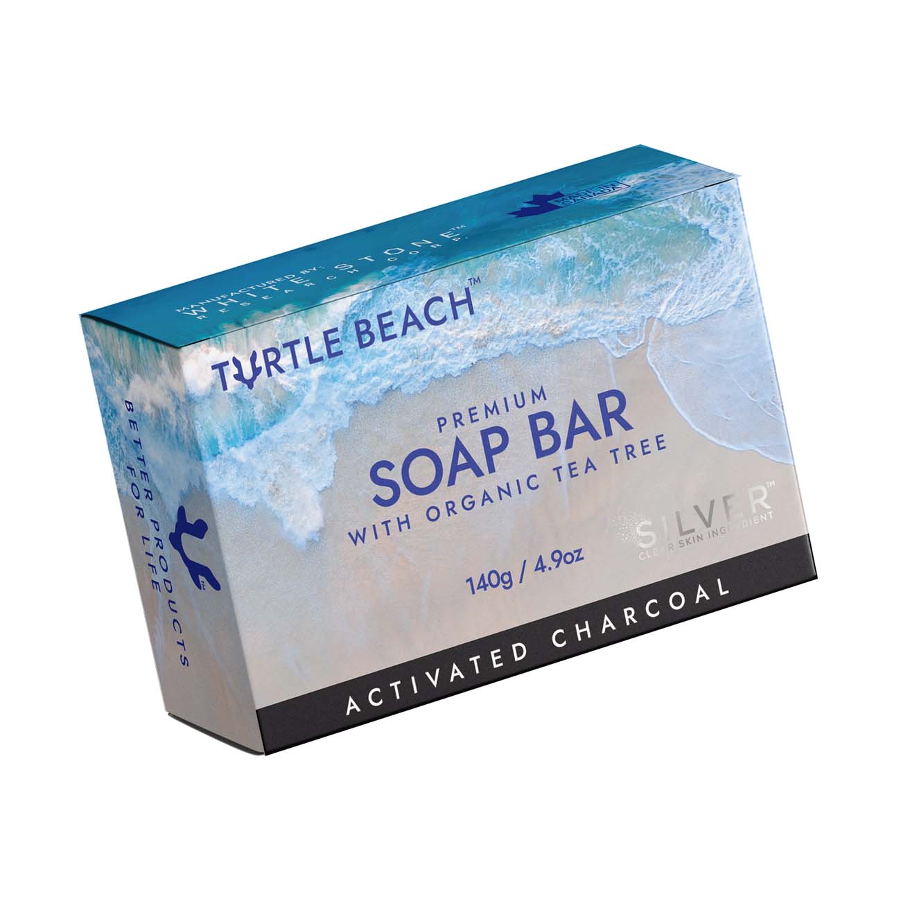 SOAP BAR w/ CHARCOAL & ORGANIC TEA TREE